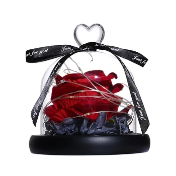 

Valentine's Day Gift Rose Night Light Lamp Love Ornament Micro Landscape Decor Environmental Protection