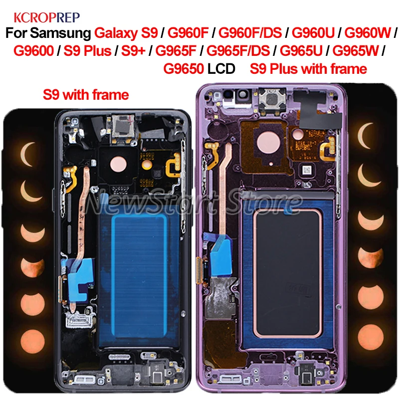  For Samsung S9 G960F G960U G960W LCD For Samsung S9 Plus S9Plus G965F G965U G965WS9+ LCD Display To