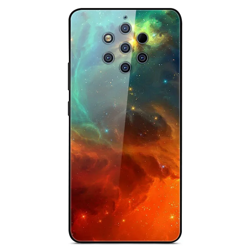 34 Для Nokia 9 PureView чехол из закаленного стекла «Планета космос» чехол из стекла для Nokia 9 Pure View Nokia9 PureView Coque Shell - Цвет: 34