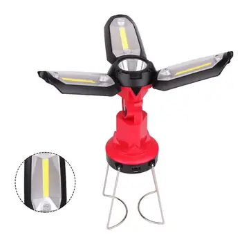 

Portable +COB LED Flashlight Torch Rechargeable Working Light 6-Modes