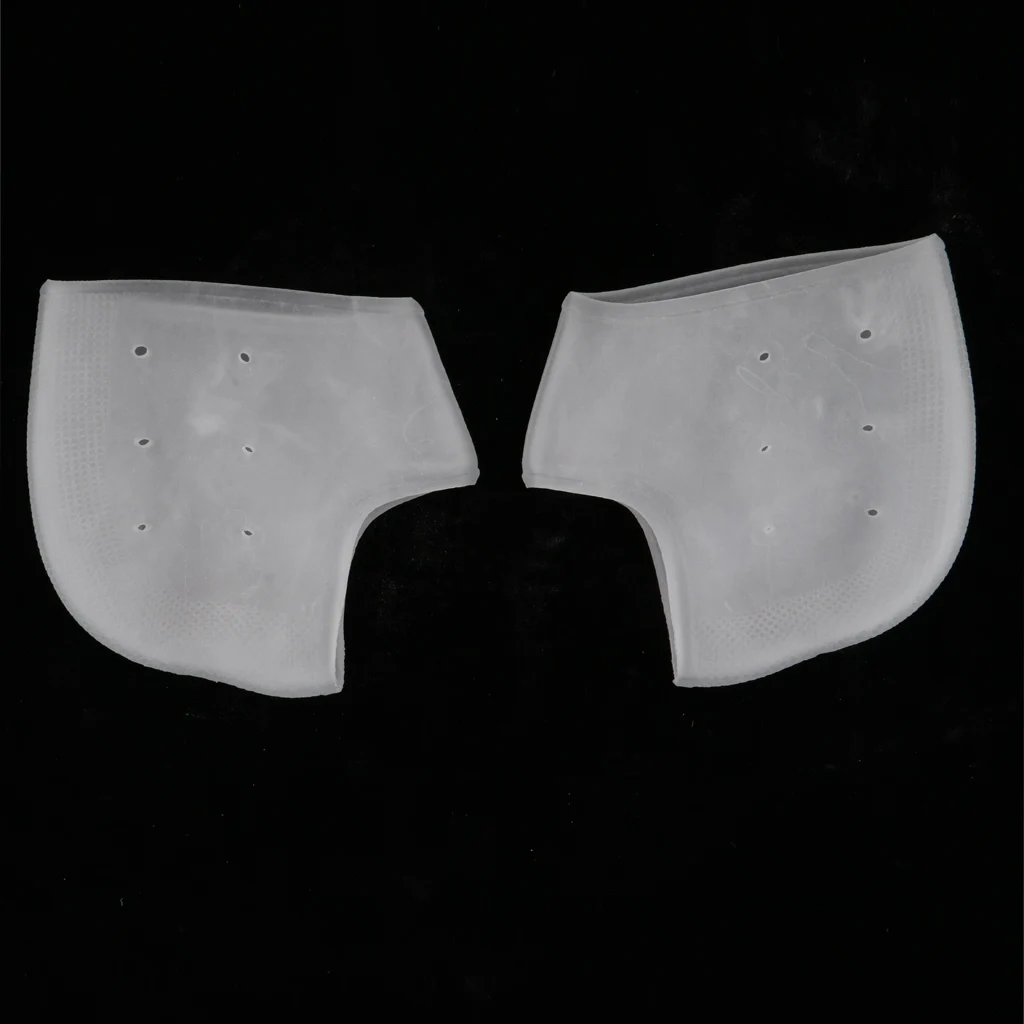 1 Pair Silicone Gel Moisturising Heel Socks Cracked Heel Care Protector Pads Breathable