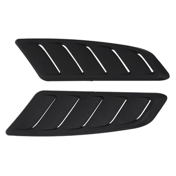 

Universal Hood Louvers Panels Air Flow Vent Cover Car Roof Decorative Intake Hood Scoop 2Pcs EP-TFTY110