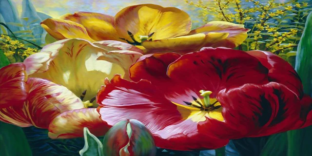 Colorful Flower Posters And Prints Abstract Oil Painting Printed On Canvas Wall Art Pictures For Living Room Sofa Home Decor 0630 flowers 21