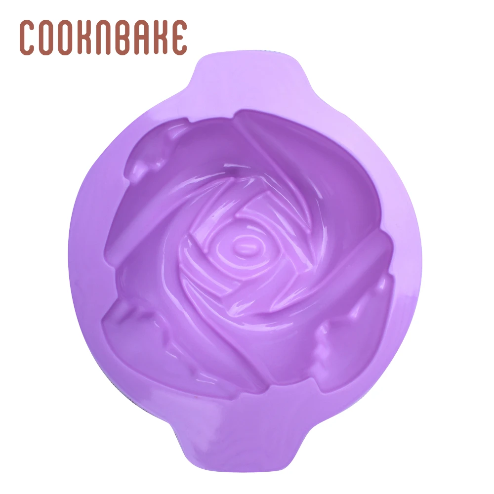 COOKNBAKE силиконовая форма Роза для торта цветы маленькие торты хлеб кондитерские