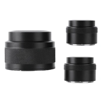 

Espresso Tamper Coffee Powder Press Hammer for Barista with Flat 304 Stainless Steel Base Distribution Tool