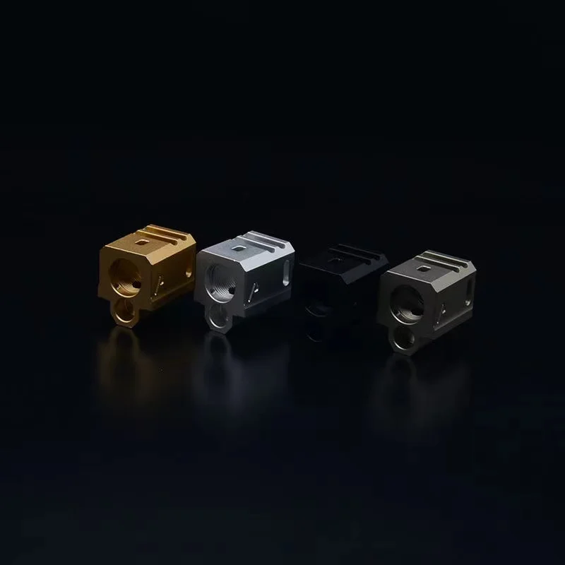 14MM CCW Agency Arms 417 Compensator For Airsoft GBB Gel Blaster Kublai P1 Glock G17 G18 G19 G26 G34 G43 GEN 1 2 3 4 5