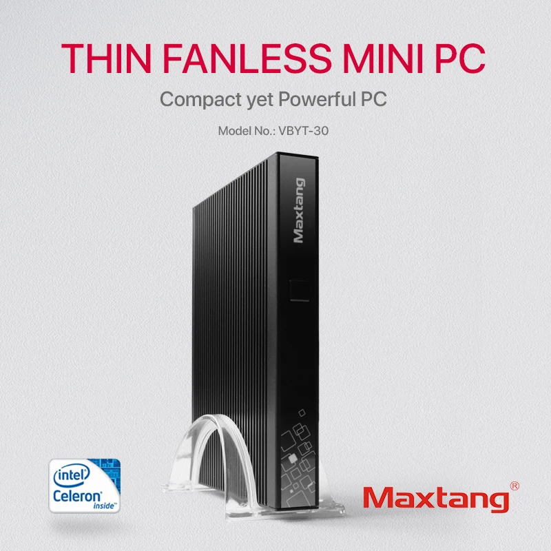 Maxtang Celeron J1900 Linux Mini PC Intel Quad-core Fanless Mini PC, 2COM 1HDMI VGA 300M WiFi Gigabit Ethernet Desktop Computer xcy fanless mini pc intel computer core i7 4500u 8 usb gigabit ethernet win 10 linux thin client desktop minipc micro nuc pc