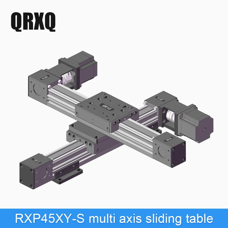 Manufacturer direct synchronous belt multi axis XY axis linear module with motor for laser cutting