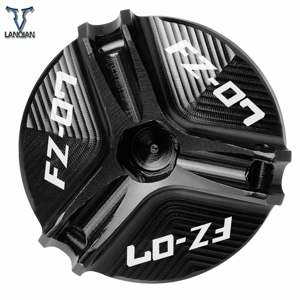 For Yamaha FZ07 FZ 07 2015 2016 2017 2018 Motorcycle Accessories Aluminum Motorbike Engine Oil Cup Plug Sump Cap Cover Engine