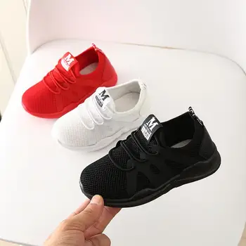 

2020 New Sale Fashionable Children Infant Kids Baby Girls Boys Letter Mesh Sport Run Sneakers Casual Shoes Kids shoes Breathable
