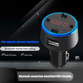 ホット販売車のbluetoothキットfmトランスミッタ液晶自動車MP3 プレーヤーのusb充電器fm変調器車のアクセサリー