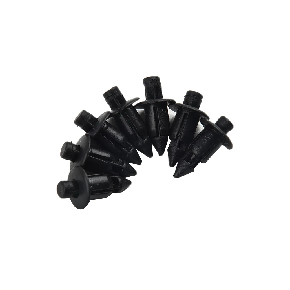 100pcs 6mm Car Panel Rivet Fasteners Push Pin Clips Kit Plastic For Suzuki GSXR For Honda