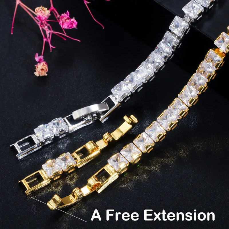 CWWZircons Cubic Zirconia Pave Yellow Gold Color Women Party Choker Necklace and Earring Brides Jewelry Set T421 Bridal Jewelry Sets Crystal Jewelry Sets Earring Ring Sets
