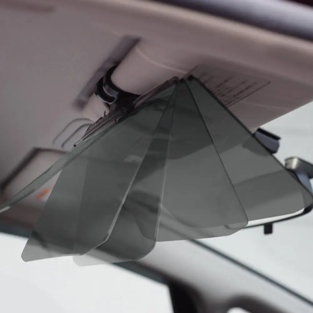 

Car Sun Protector Windshield Cover Sun Visor Anti UV Shading Mirror Auto Anti-Glare Clip-on Shield Sunshades