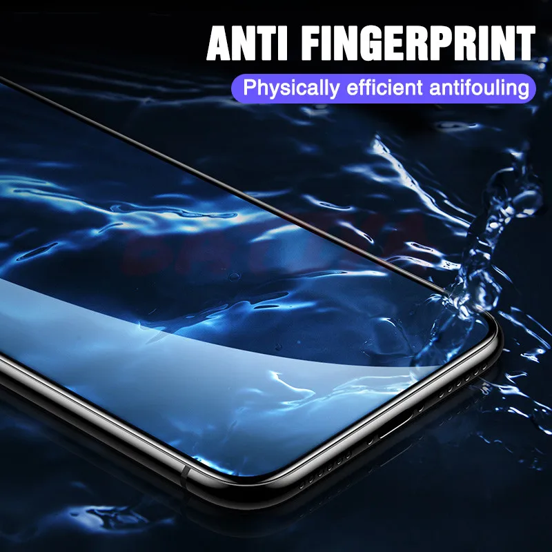300D полное покрытие закаленное стекло для iphone 11 Pro X XR XS MAX 6 7 стекло iphone 11 защита экрана защитное стекло на iphone 11
