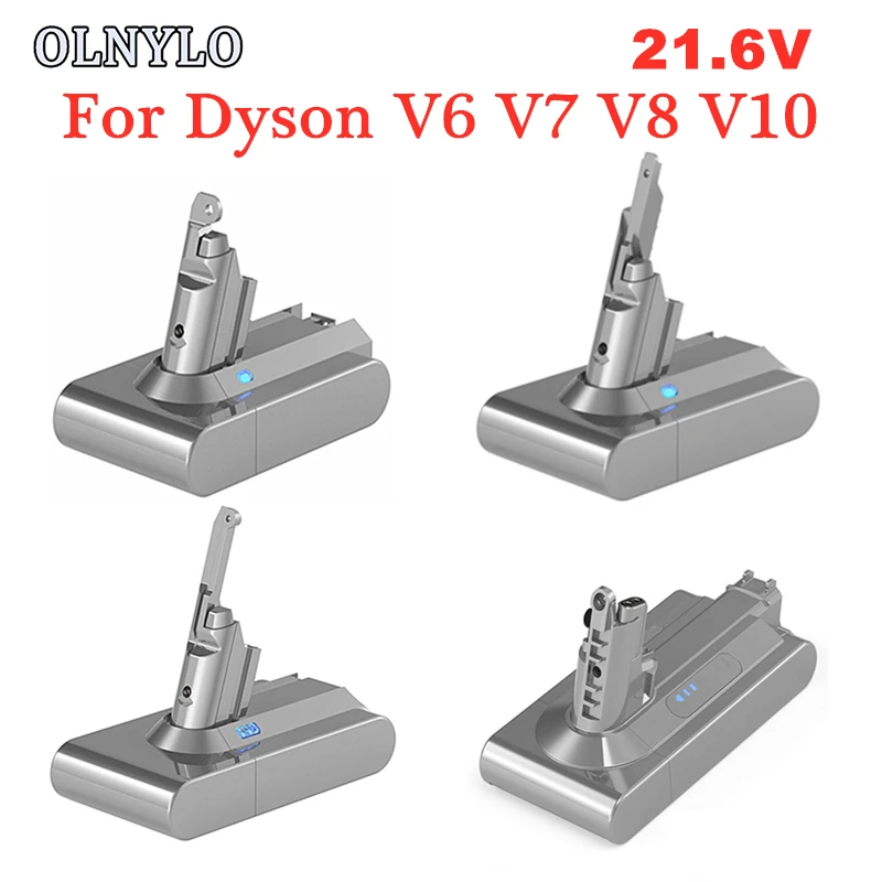 Перезаряжаемая батарея для пылесоса Dyson V6 V7 V8 V10 21 6 в 4000 мАч DC58 DC59 DC61 DC62 DC74 SV09 SV07 SV04 |