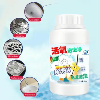 

Powerful Bathroom Hair Shower Drain Pipe Cleaner Detergent Toilet Tool Unclog Sink Detergent Dredge Deodorant Pipe Kitchen V1S0