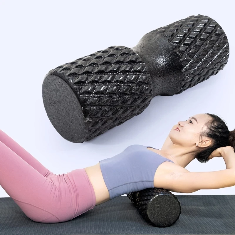 42cm EPP Diamond Fitness Yoga Column Foam Roller Pilates Gym Exercise Back Leg Arm Muscle Relaxer Massage Yoga Block Accessories