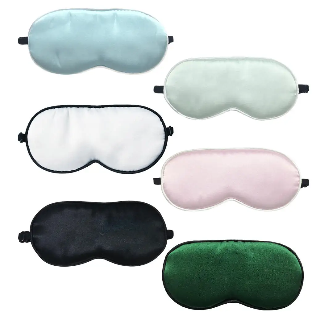 Natural Silk Sleep Mask for Baby Elastic Breathable Cute Shade Cover Travel Accessories Light Blockage Sleeping Aid Blindfold | Красота и
