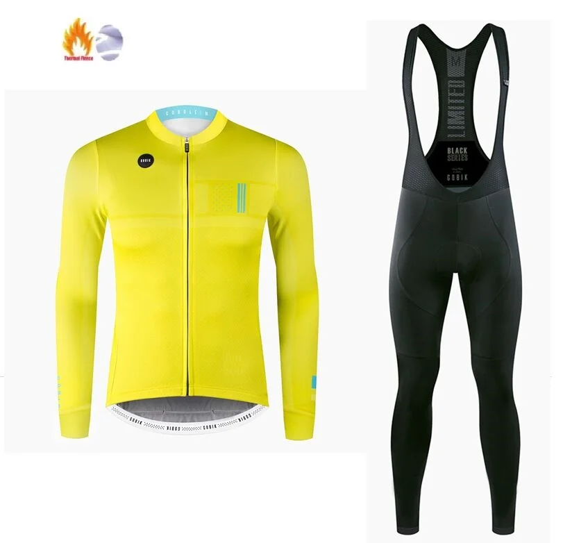 Ropa ciclismo теплый зима Термальность флис велосипедная одежда Для Мужчин's Велоспорт Джерси костюм для прогулок верховой езды на велосипеде, MTB Костюмы комбинезон наборы для ухода за кожей