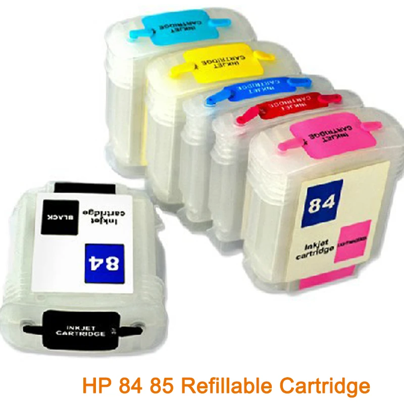 Vilaxh 6 Цвет перезаправляемый картридж Замена для hp 84 85 Designjet 130 130gp 130nr 30 30gp 30n 90 90gp 90r принтера