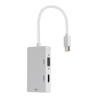 

Three-in-one Mini Display Port to DVI VGA Hdmi Tv Av Hdtv Adapter Cable for MacBook/Imac/MacBook Air SP99