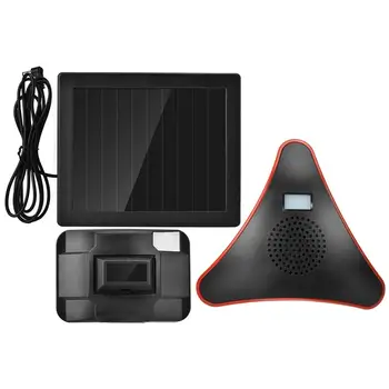 

Solar Outdoor Wireless Infrared Detector Anti-theft Alarm Sensor System US Plug Infrared Alarm Detector