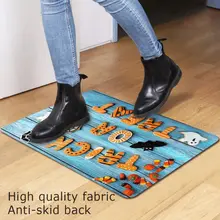 Хэллоуин кухня пол для ванной вход коврик двери впитывающие коврики домашние ванная комната Нескользящие коврики