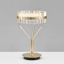 Роскошный Европейский Хрустальный Настольный светильник, дизайнерская модель для гостиной, кабинета, выставочного зала, спальни, настольная лампа