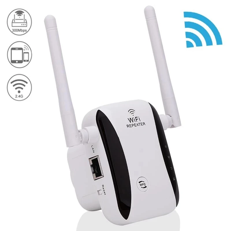 

Удлинитель диапазона Wi-Fi/Беспроводная точка доступа 300 Мбит/с 2,4 ГГц, высокоскоростная сеть-молочно-белый