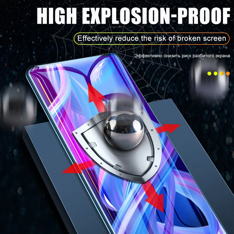 3-1 шт 100D Защитная Гидрогелевая пленка для huawei Honor 20 Pro 9X8X8 9 10 Lite 10i HD Полная Защитная мягкая пленка