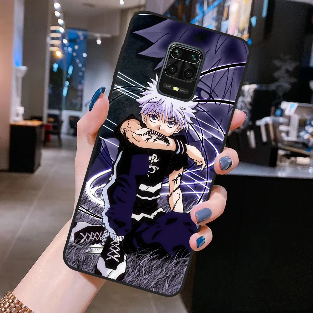 Soft Silicone Phone Case For Xiaomi Mi 10T Lite 10 Ultra Redmi Note 9S 7 8 9 Pro 8T Hunter X Hunter Killua Zoldyck Anime Cover xiaomi leather case Cases For Xiaomi