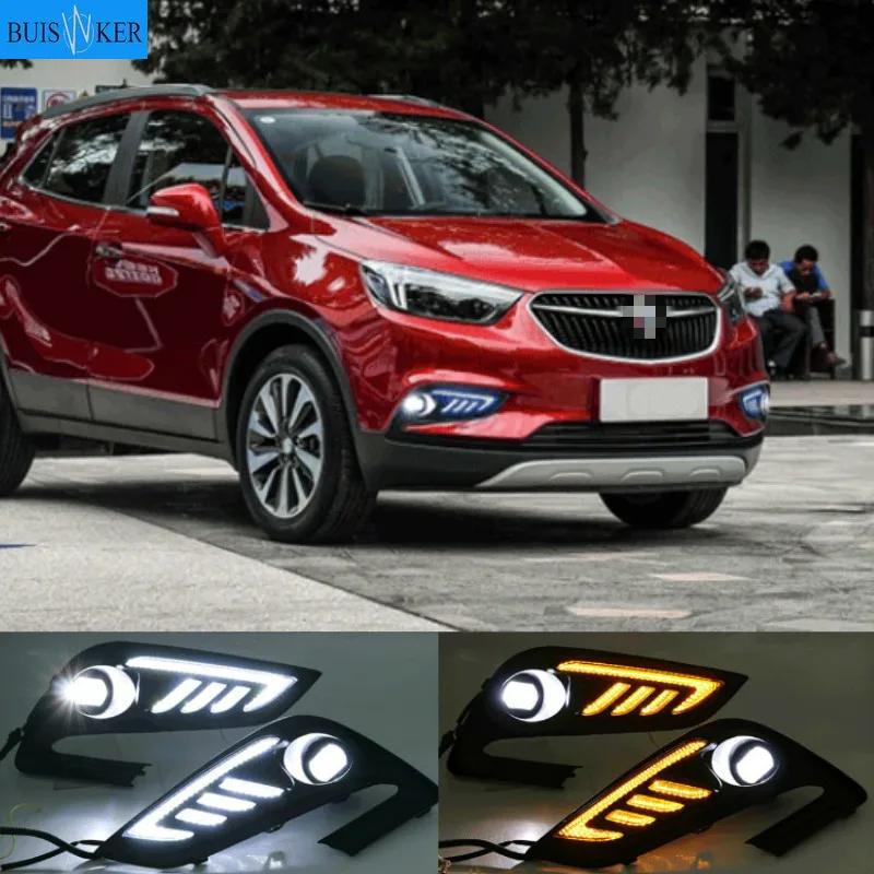 

Светодиодный дневные ходовые светильник ни для Buick Encore, Opel mokka, 2016, 2017, 2018, 2 шт.