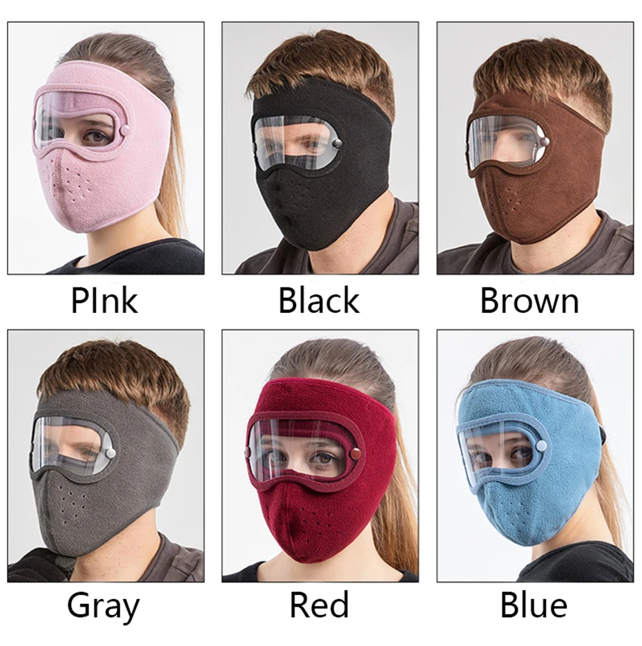 Facial Protection Anti-Fog, Dust-Proof Full Face Protection Headgear
