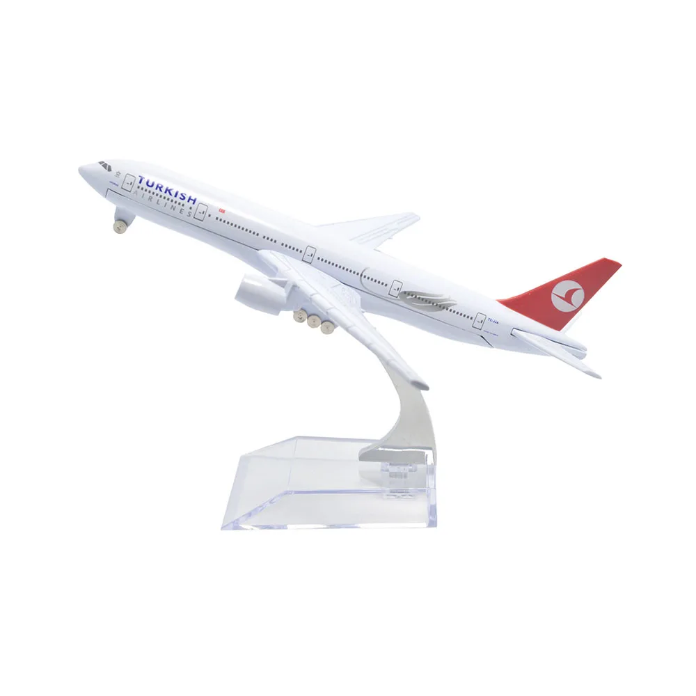 Династия Тан (TM) 1:400 16 см Турецкие авиалинии модель самолета Боинг B777