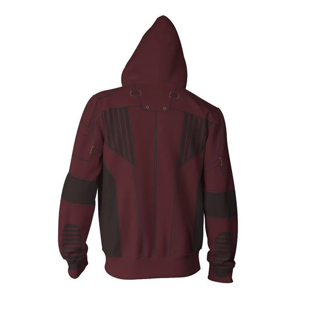 Superhero Star Lord Cosplay Peter Jason Quill Movie Hoodie Costume Sweatshirt Jacket Coats Men and Women New