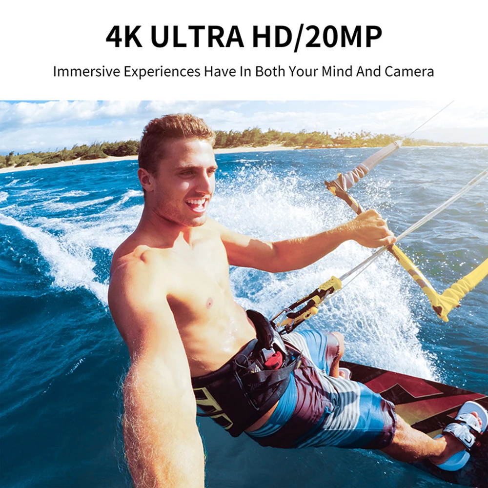 2022 Newest Underwater Action Camera 4K60FPS Sports Camera Touch Screen 24MP Video Recording Cameras 40M Waterproof Camera action camera 4k
