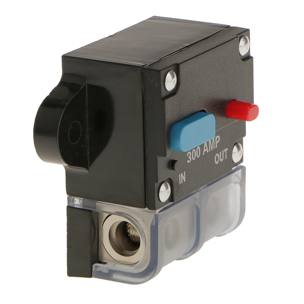 300 Amp In-Line Circuit Breaker Stereo/Audio/Car/ Fuse Holder 12V/24V