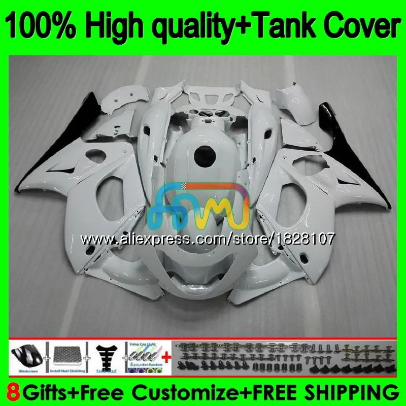 YZF600R для YAMAHA Thundercat 96 97 98 99 00 01 глянец Белый 02 72BS. 8 YZF-600R YZF 600R 1996 1997 1998 1999 2000 2001 обтекатель