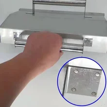 Прочный эргономичный ручной инструмент из нержавеющей стали для украшения стен, нескользящий высокопроизводительный пластырь, скребок, портативный с ручкой