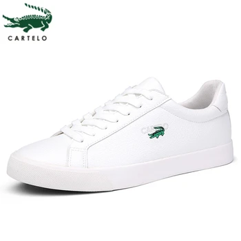 

CARTELO men's shoes casual shoes zapatillas hombre sports board shoes men's Korean version of the solid color trend white shoes