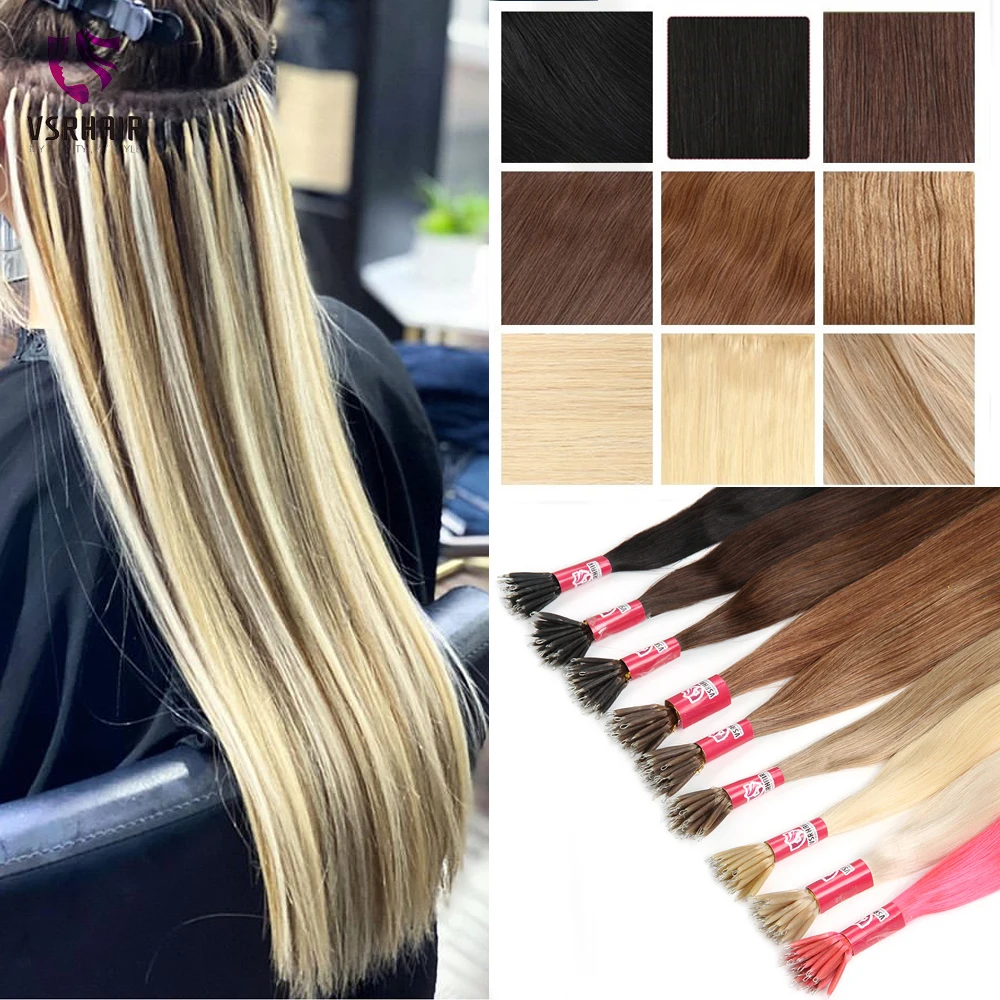VSR двойная нарисованная машина Remy человеческие Fusion волосы пианино блонд цвет 1