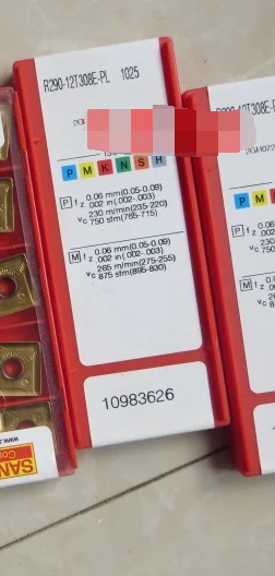 10 шт. карбидные вставки R290-12T308E-PL1025