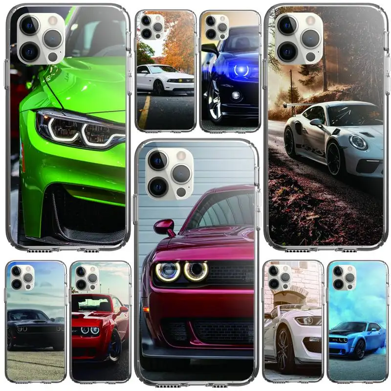 Спортивный автомобильный чехол для телефона Iphone 5 6 7 8 11 12 Plus XR X XS SE2020 11/12PRO Max