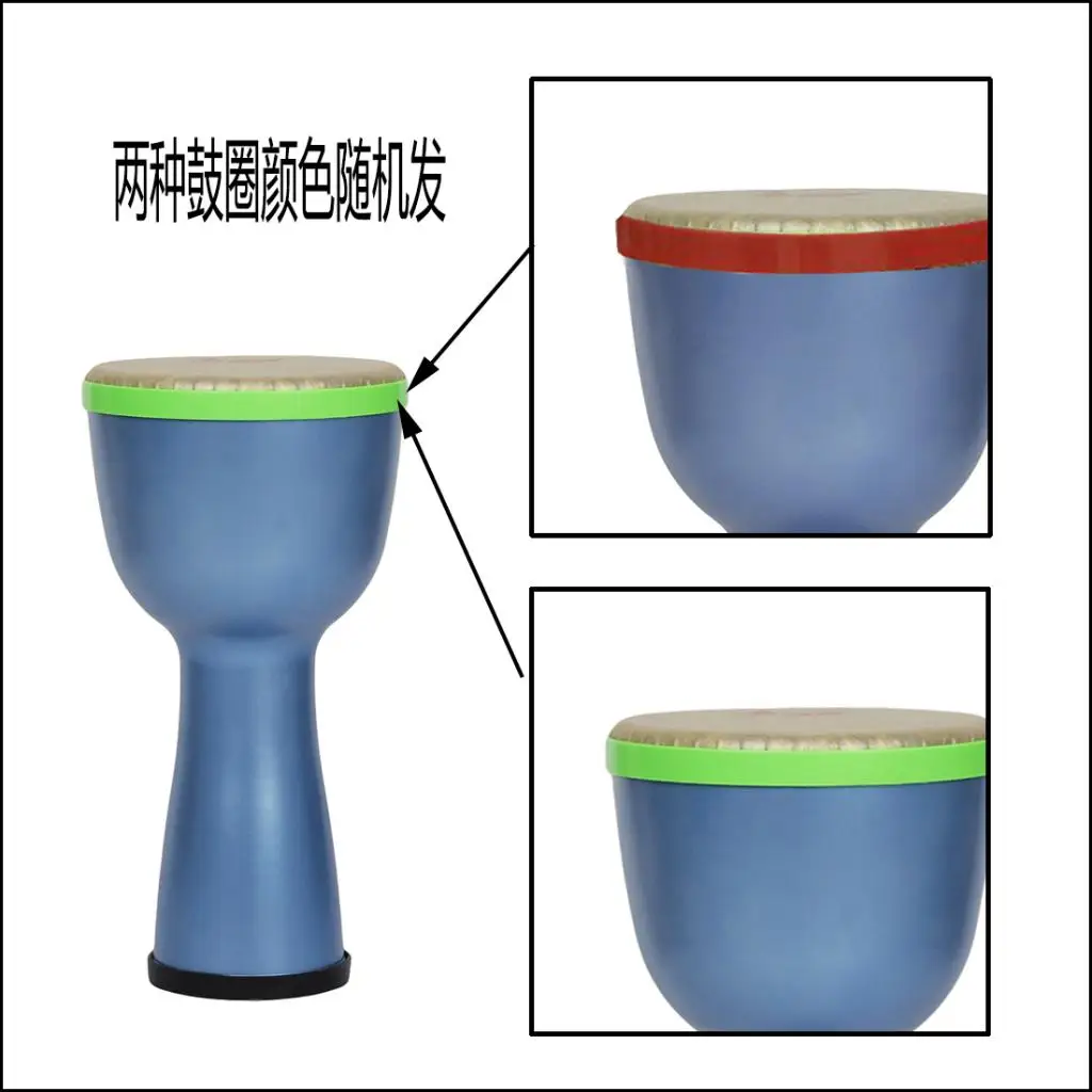 8 дюймов Африканский барабан Djembe+ яичные шейкеры+ барабанный ремешок музыкальный Ручной Ударный инструмент