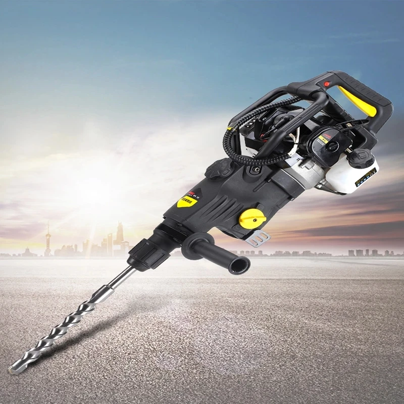 FL1989 Impact Drill Gasoline Cordless Dual Use Gasoline Power Hammer & Drills & Picks Drilling Machine Cordless Drill