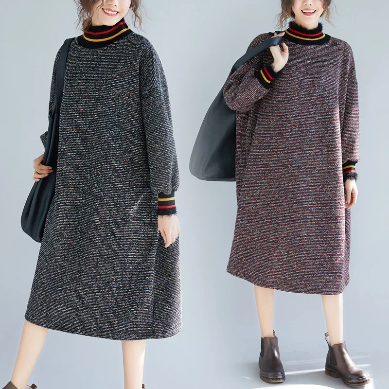 

Good to House Large Size Dress Large Size Loose And Plus-sized Dress