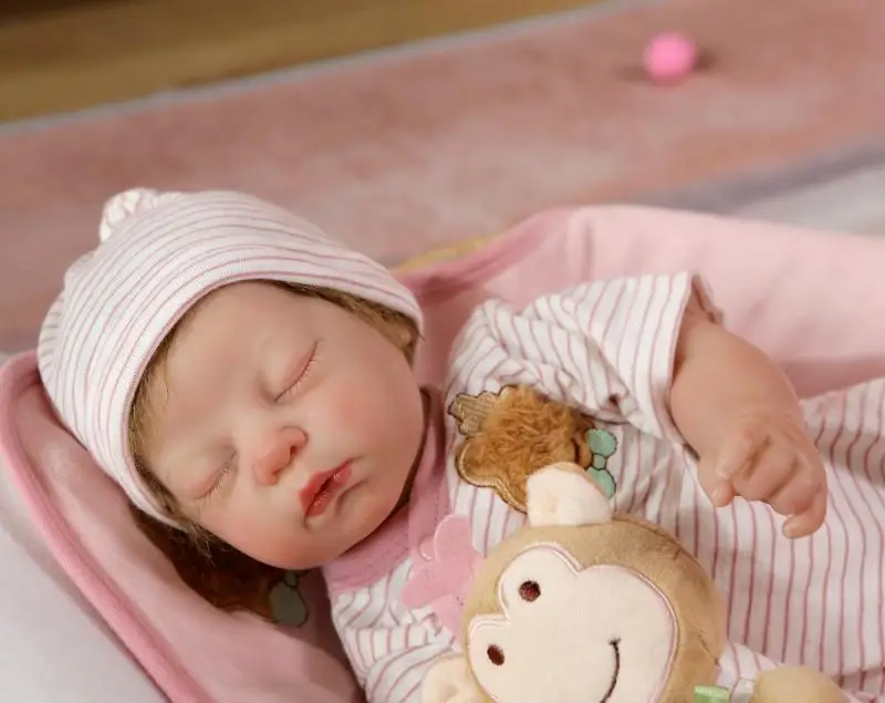 Bebe Reborn, изысканная силиконовая кукла, серия iCradle, ручная работа, настоящий ребенок, новорожденный, живой, 50 см, детский подарок, коллекционные куклы