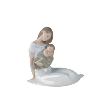 

NAO Figure Light Of My Days (Child). Sculpture Decoration Breast, Mother's Day. Mother of Porcelain