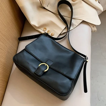 

Small PU Leather Crossbody Bags For Women 2020 Vintage Simple Branded Shoulder Handbags Female Travel Lady Trend Hand Bags